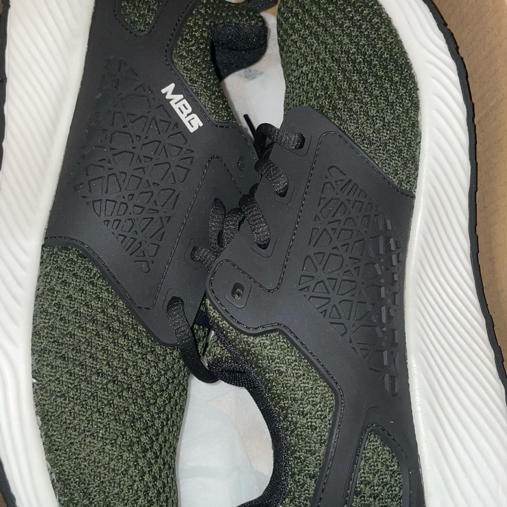 Unisex Green and Black Sneakers